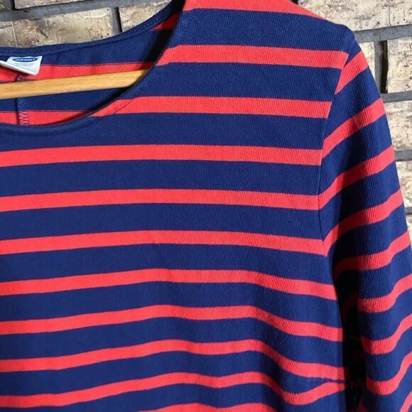 Red and blue striped tshirt dress‎ - Picture 3 of 5